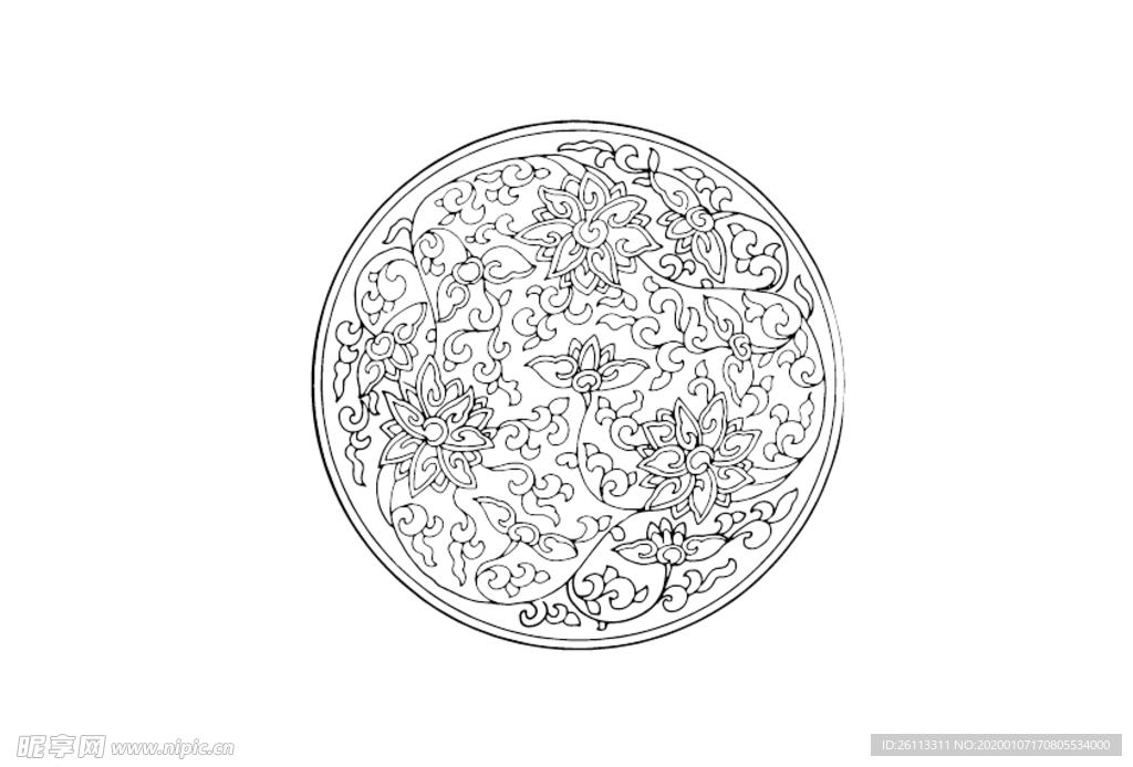 中国古典花纹
