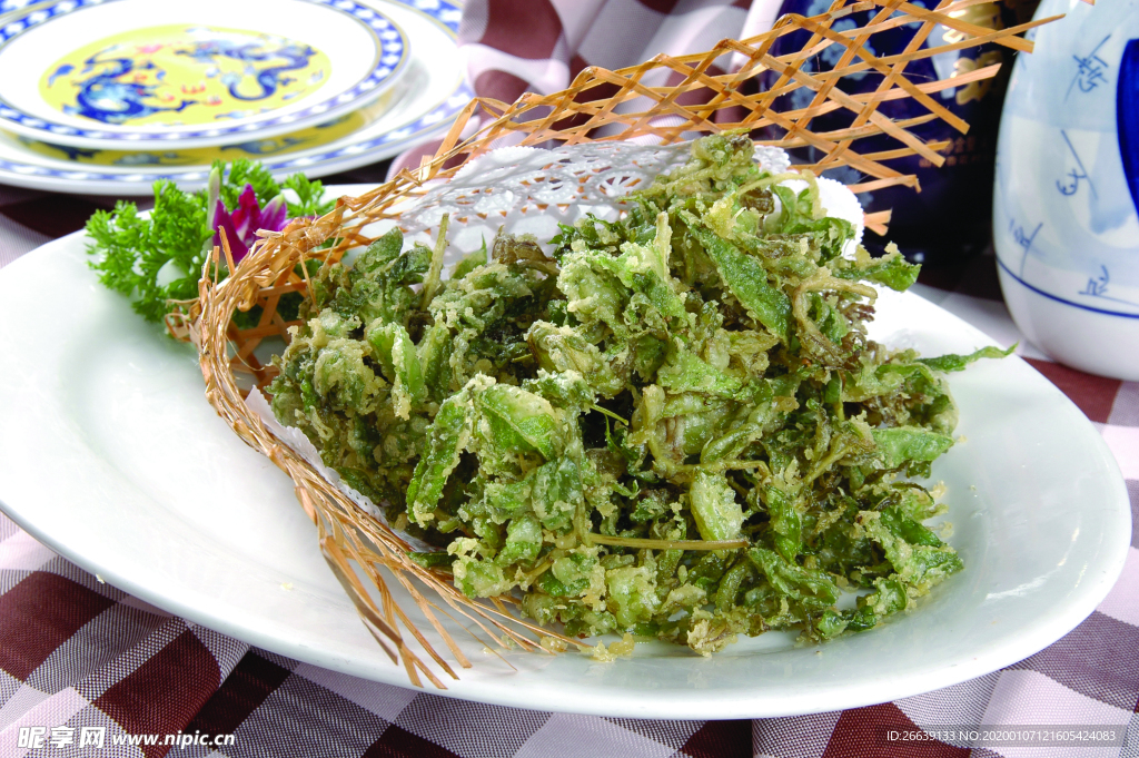 酥炸香椿芽