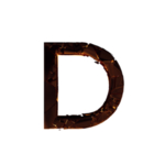 3D破碎立体字母