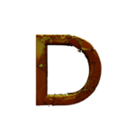 3D破碎立体字母