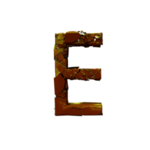 3D破碎立体字母