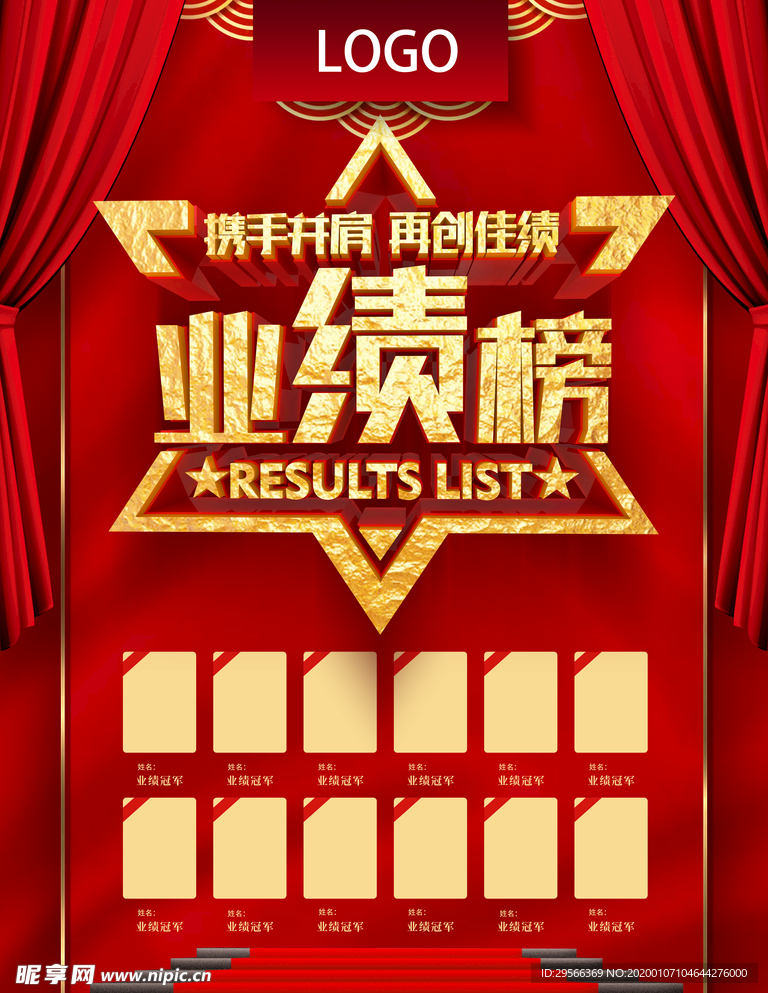 业绩排行榜