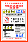 有限空间警示标志