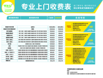 收费表
