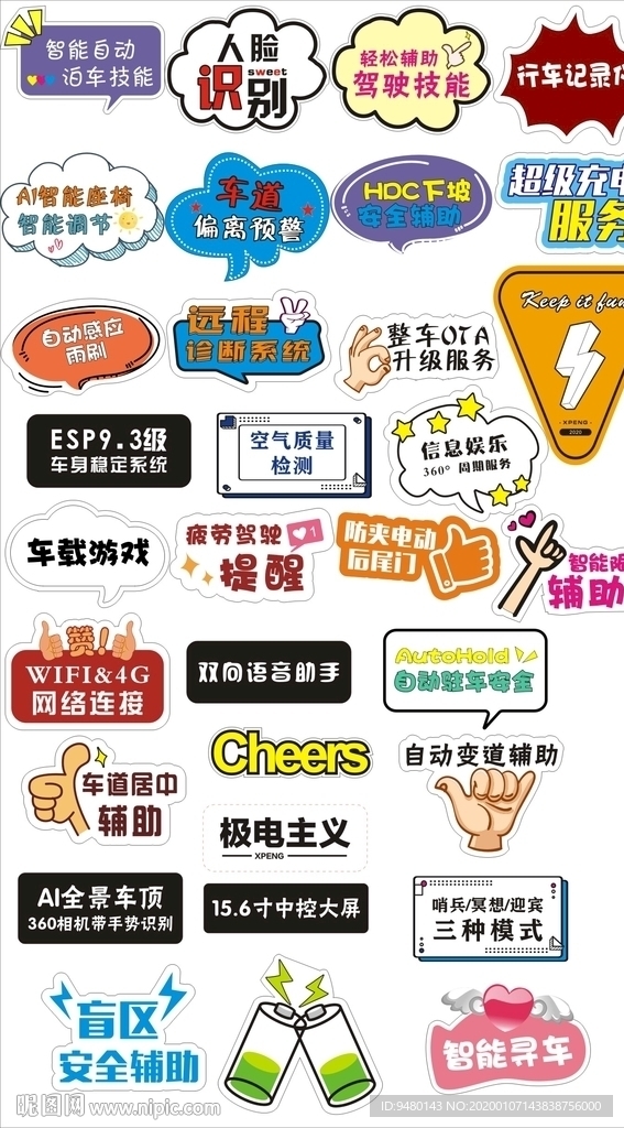 异形拍照牌