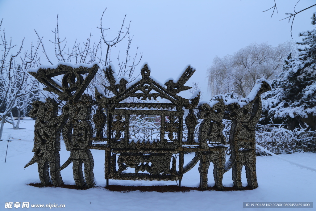 冬雪地景
