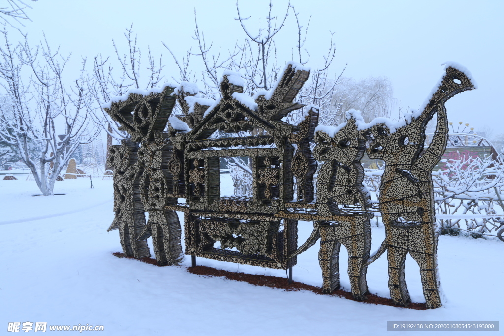 冬雪地景