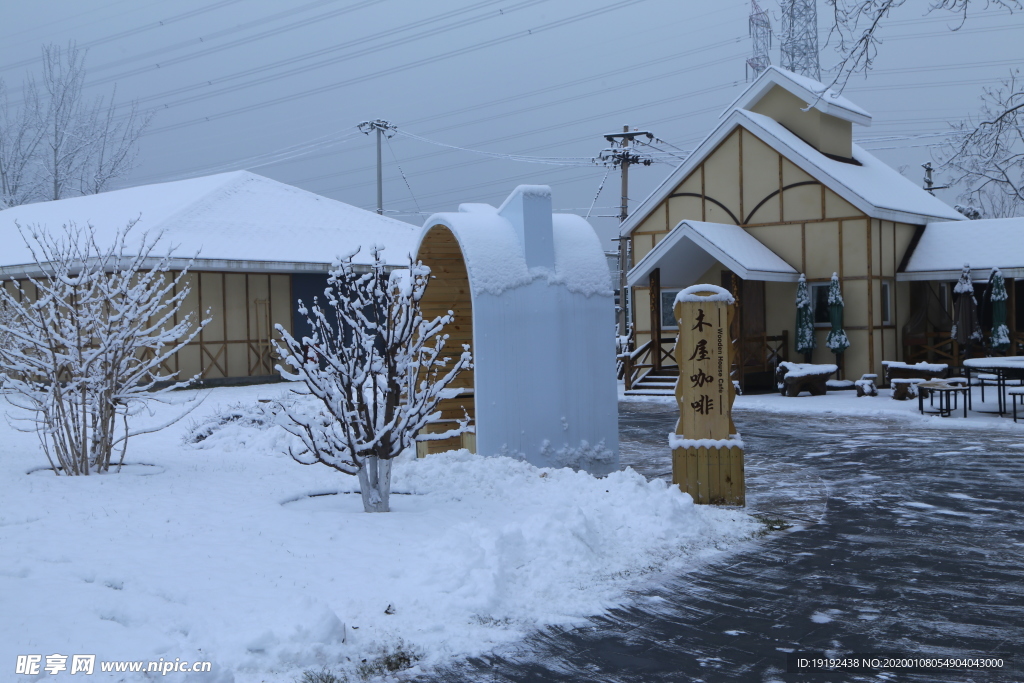 冬雪地景