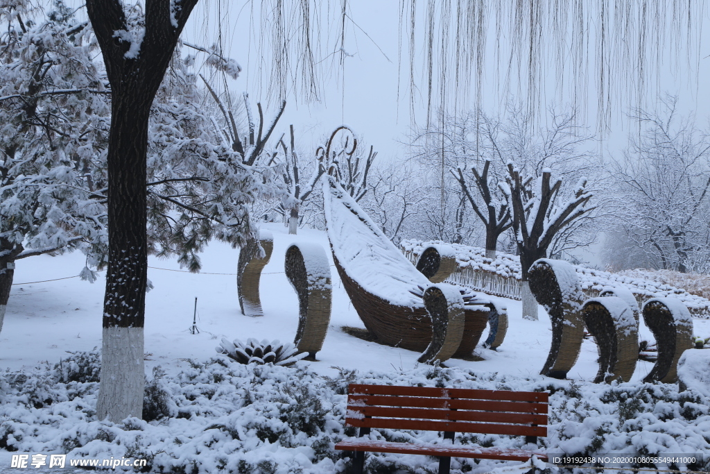 冬雪地景