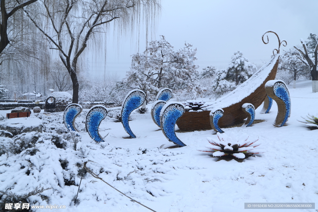 冬雪地景