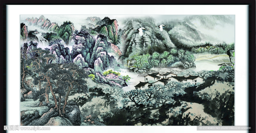 巨幅山水