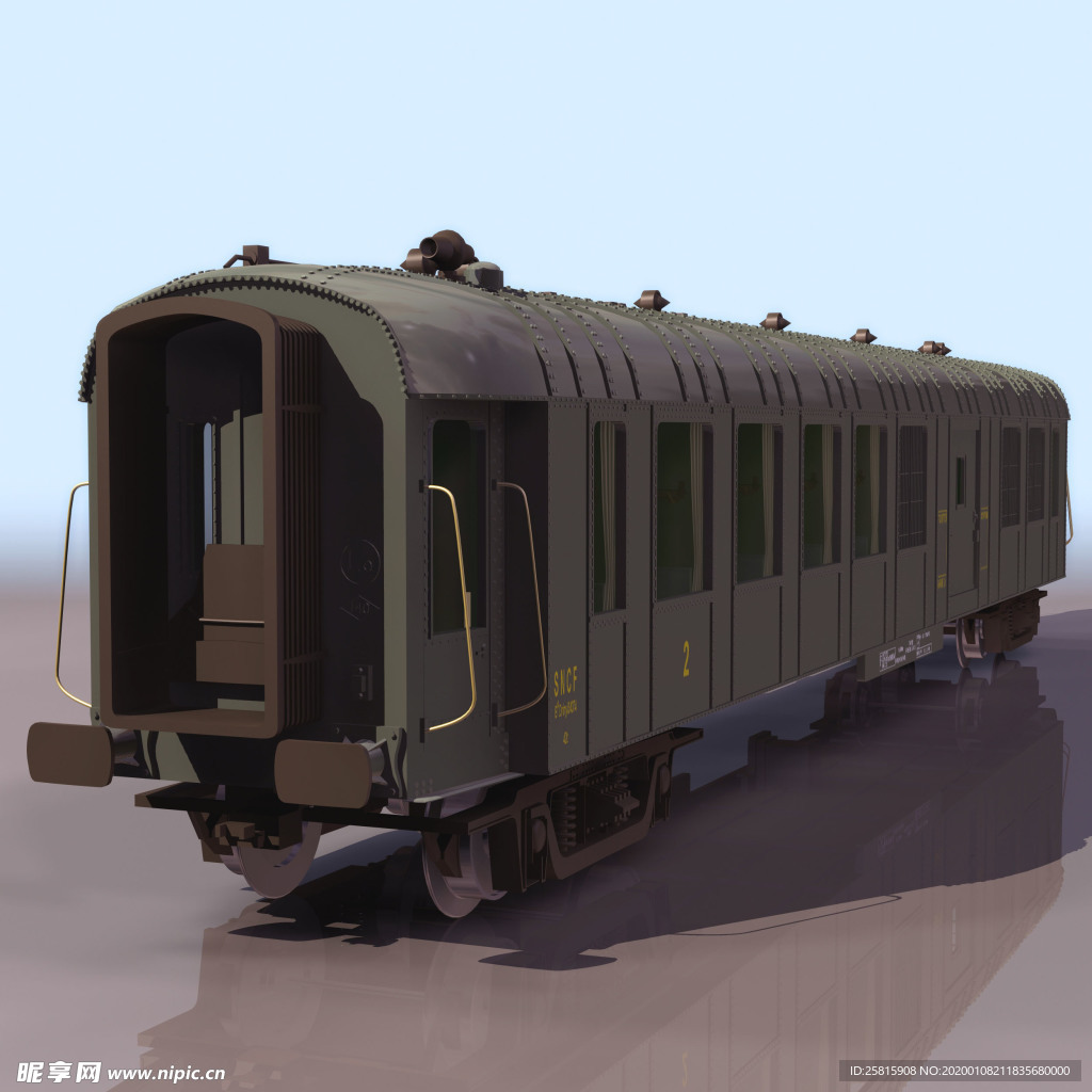 火车模型效果图片