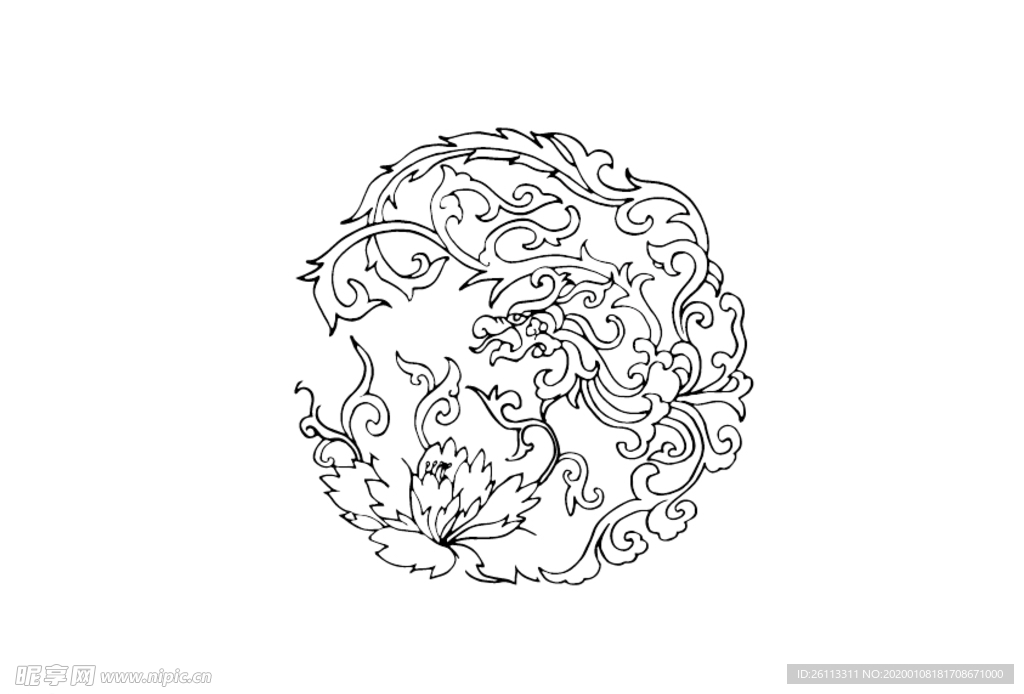 中国古典花纹 矢