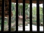 杜甫草堂 窗户 风景 茅草屋