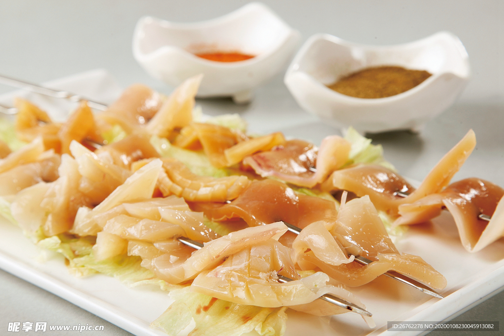 铁板鱿鱼串