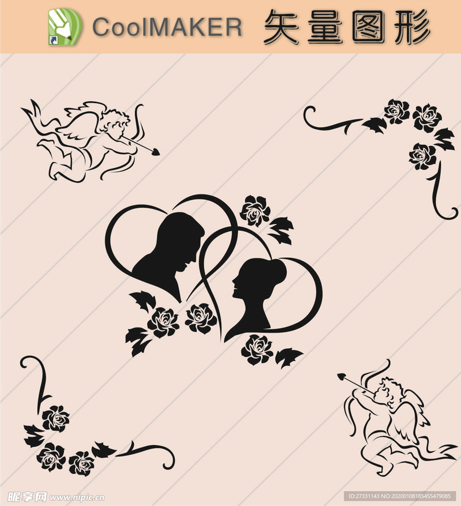 线稿 剪影 壁纸 简洁手绘