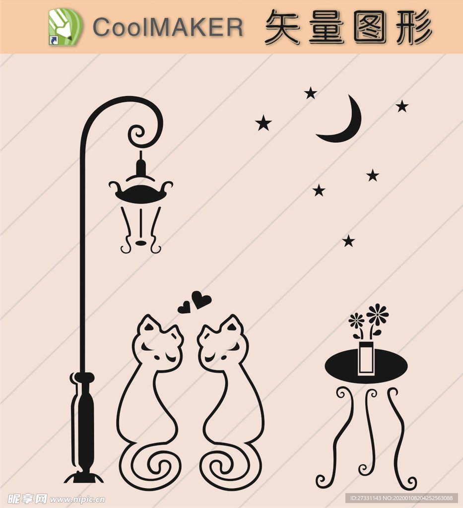 卡通画 卡通素材  矢量动物