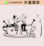 卡通画 卡通素材  矢量动物