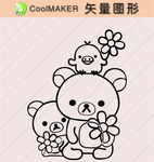 卡通画 卡通素材  矢量动物