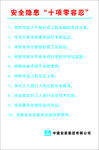 十项零容忍
