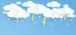 雷雨素材
