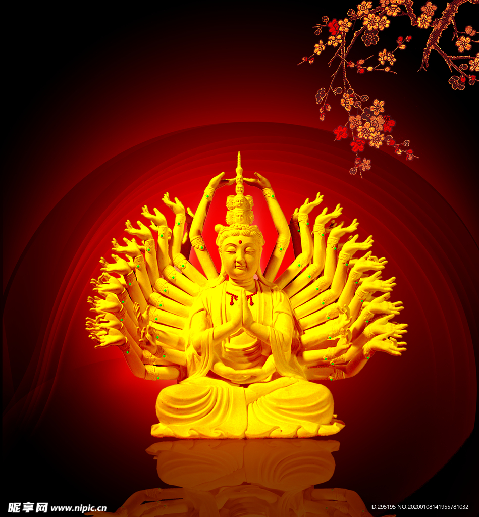 千手观音背景图