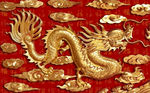 鱼缸背景 中国龙 文化 贴图