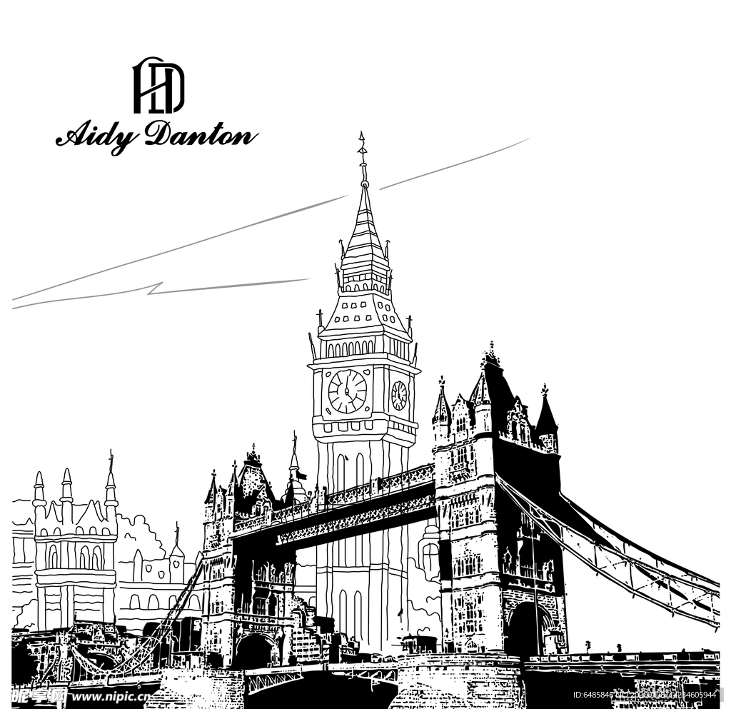 伦敦地图|插画|商业插画|zhuqingjudit - 原创作品 - 站酷 (ZCOOL)