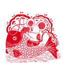 鼠年剪纸风格