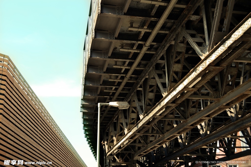 铁路桥梁摄影图片