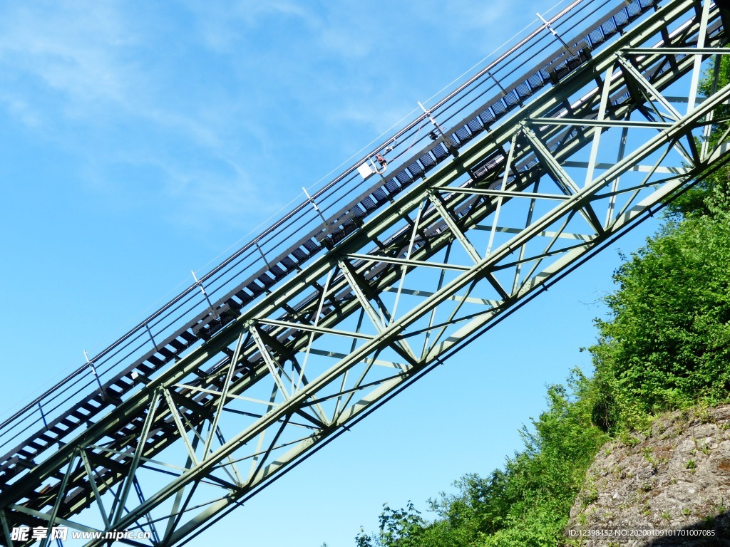 铁路桥梁摄影图片
