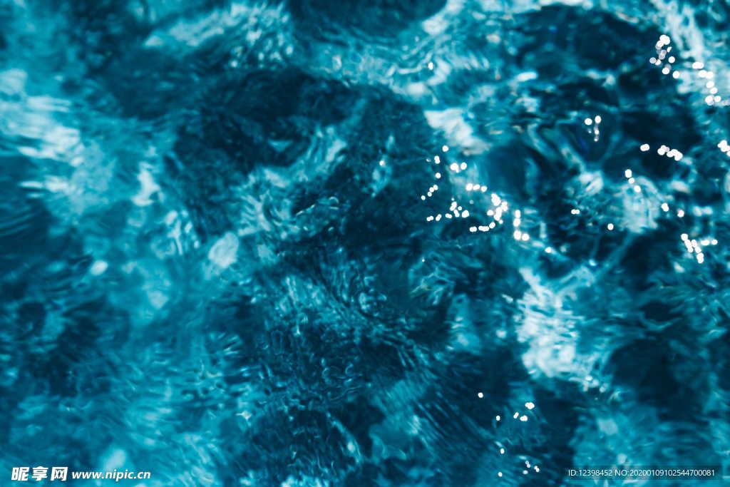 蓝色水纹背景
