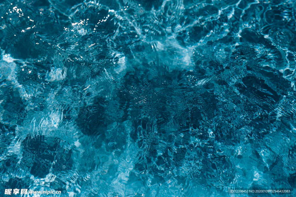 蓝色水纹背景