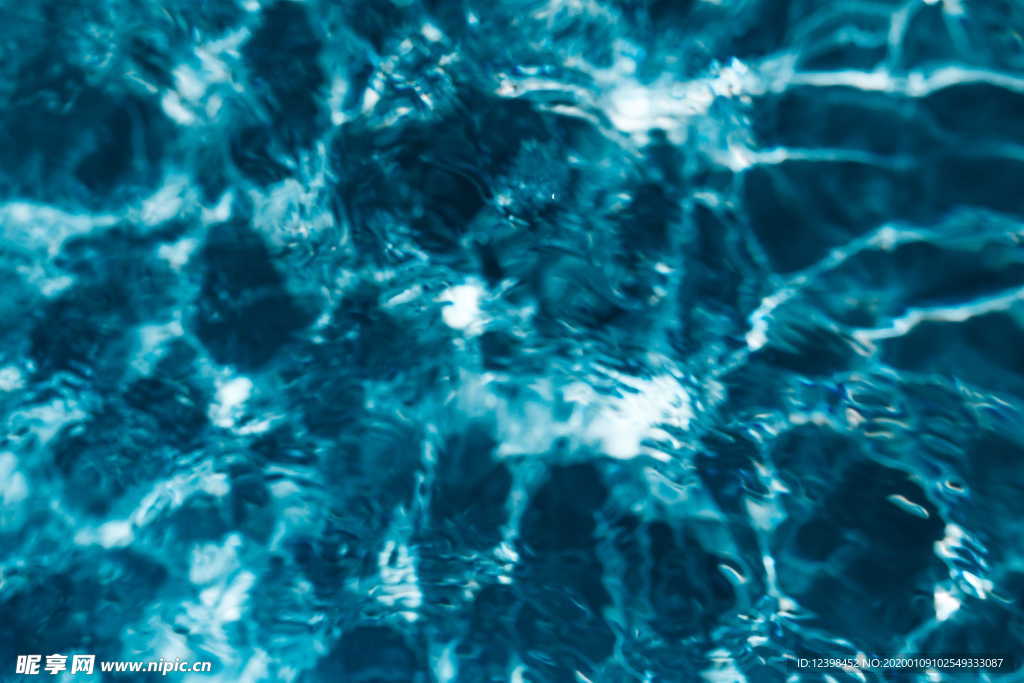 蓝色水纹背景