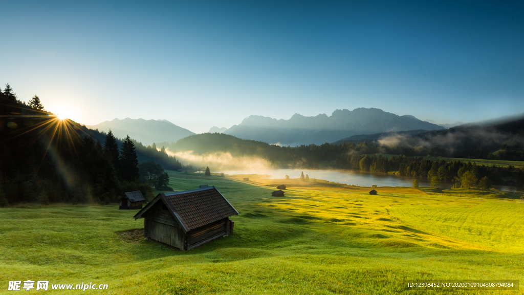 阿尔卑斯山美景