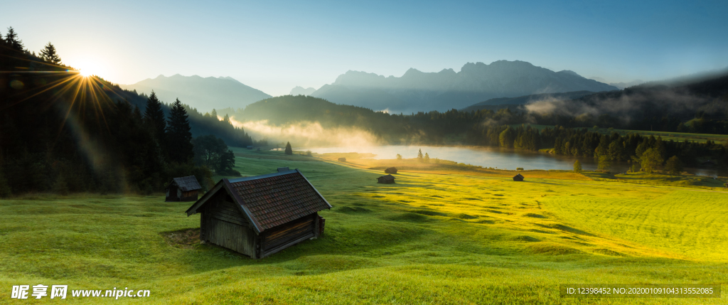 阿尔卑斯山美景