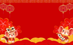 新年红色背景