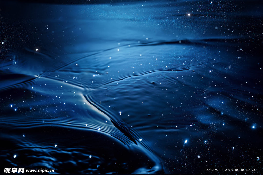 水波星光背景