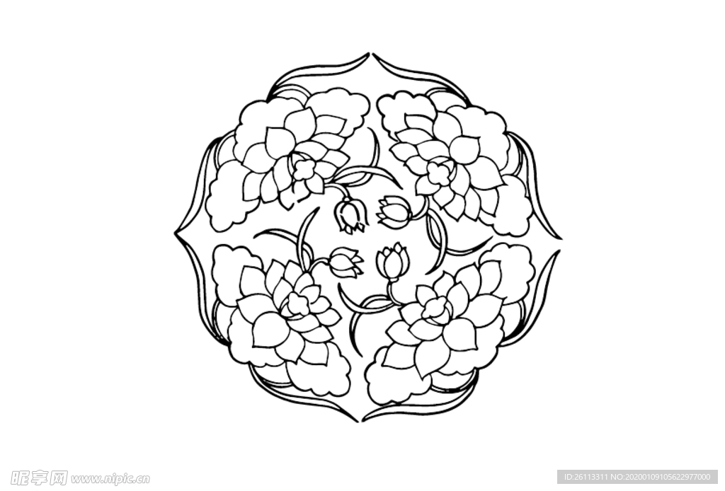 中国古典花纹