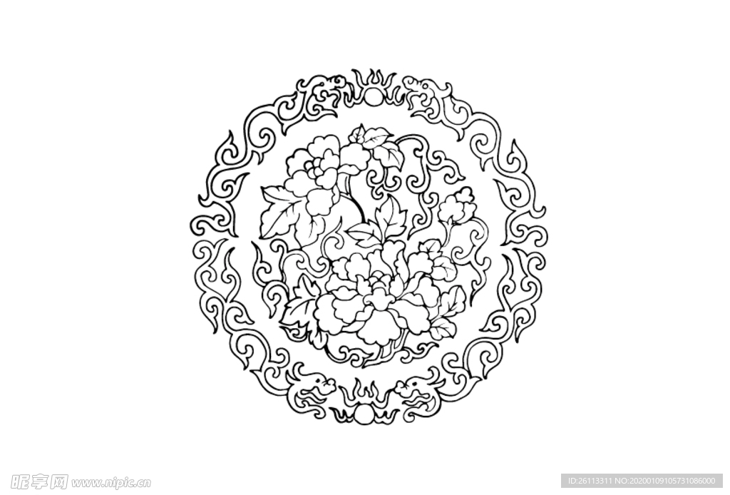 中国古典花纹