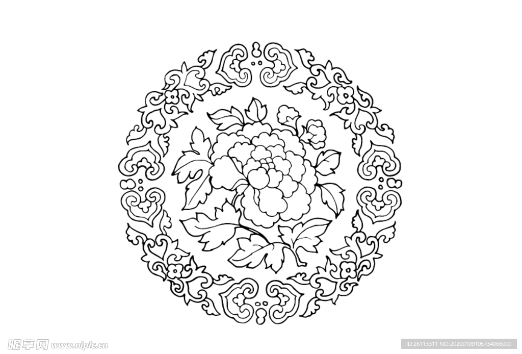 中国古典花纹