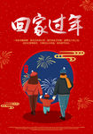 回家过年喜庆海报