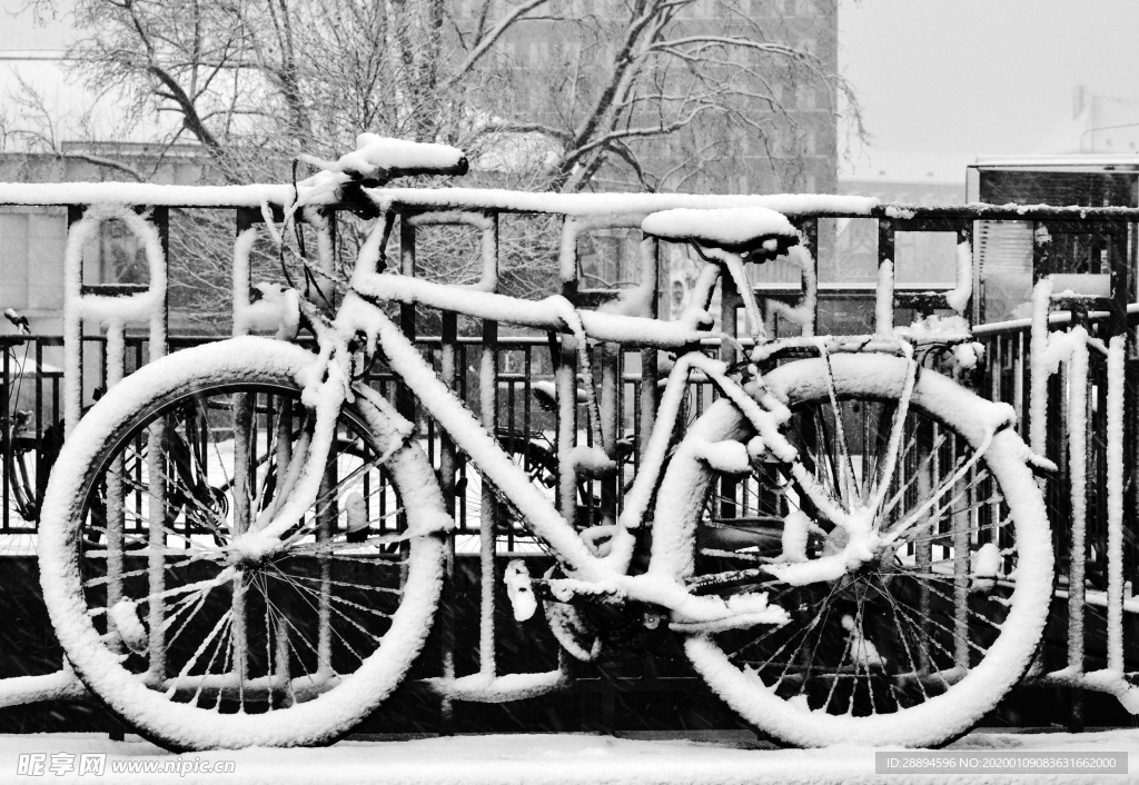 冬天自行车