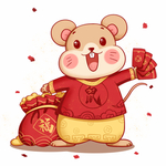鼠年老鼠发红包