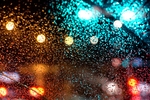 车窗雨滴