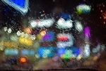 车窗雨滴
