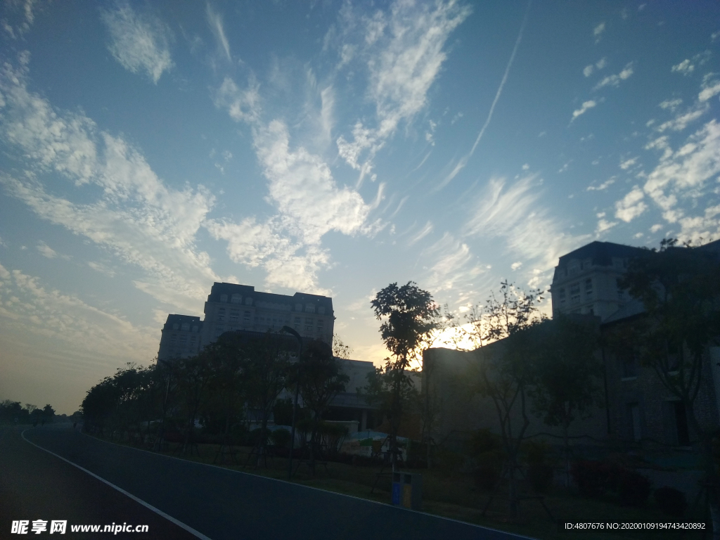 夕阳西下