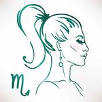 手绘美女头像