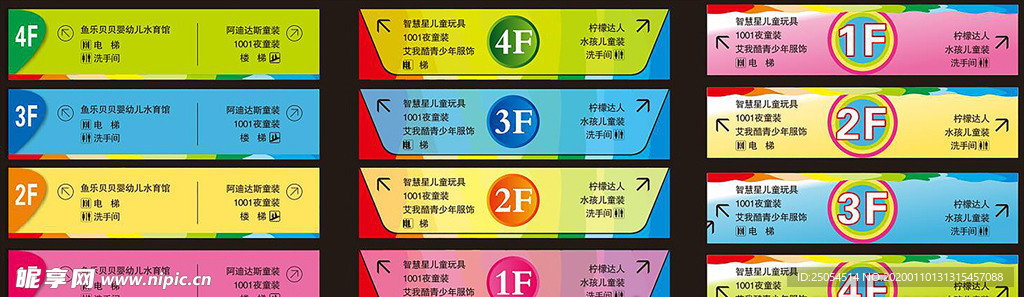 楼层指示牌