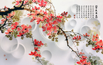 中式水墨背景墙